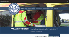 Desktop Screenshot of paramedic-berlin.de