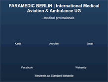 Tablet Screenshot of paramedic-berlin.de